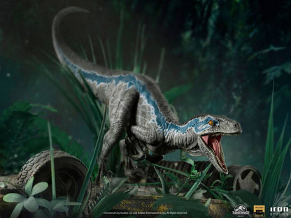 Jurassic World Fallen Kingdom Deluxe Art Scale Staty 1/10 Blue 24 cm