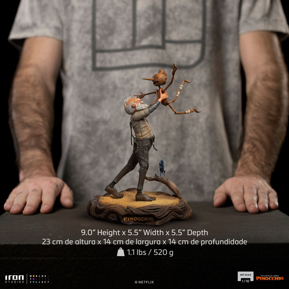 Pinocchio Art Scale Staty 1/10 Gepeto & Pinocchio 23 cm