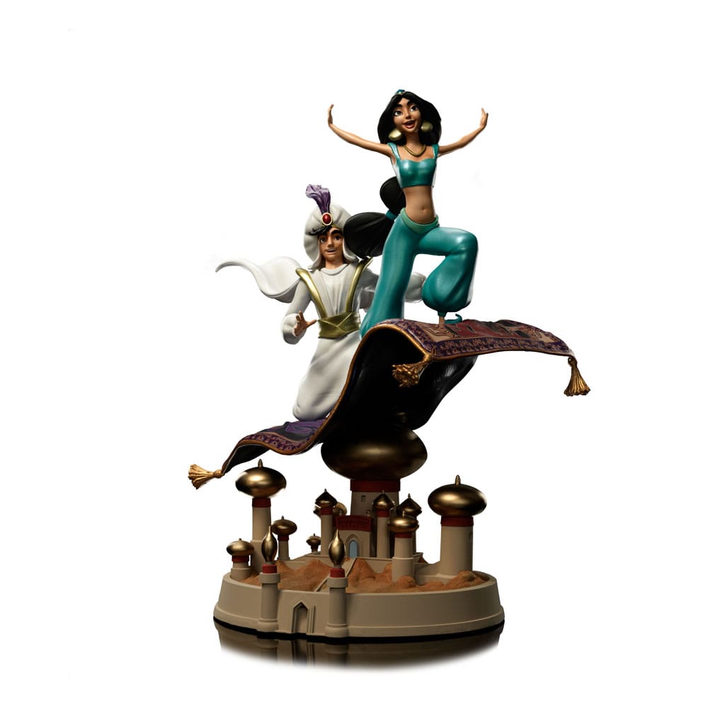 Disney Aladdin och Jasmine Skala Staty 1/10 - 30 cm