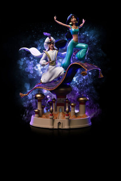 Disney Aladdin och Jasmine Skala Staty 1/10 - 30 cm