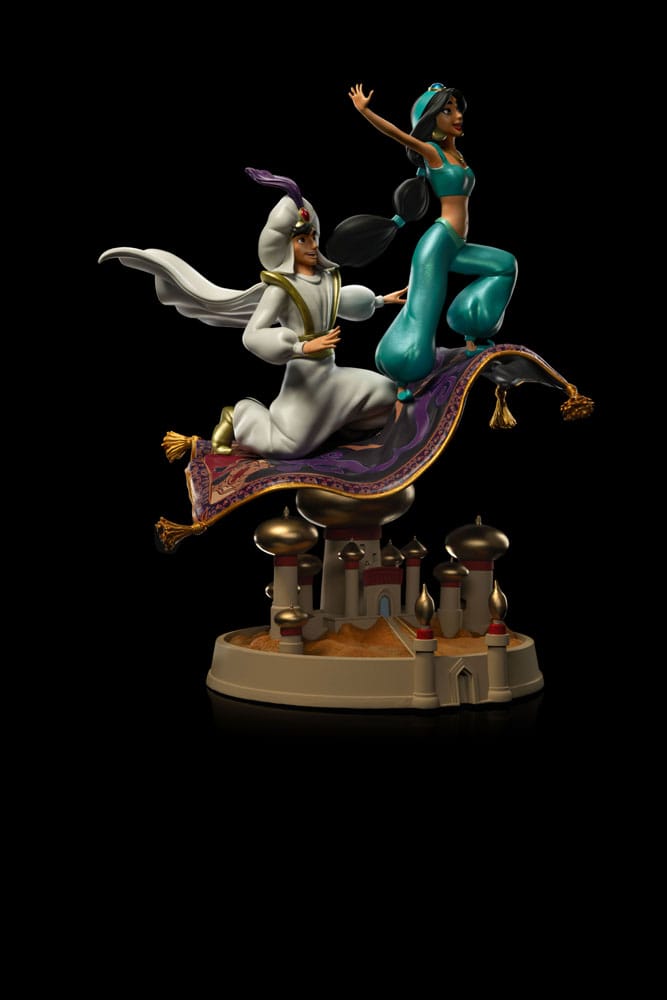 Disney Aladdin och Jasmine Skala Staty 1/10 - 30 cm