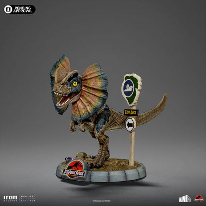 Jurassic Park MiniCo PVC Dilophosaurus 12 cm