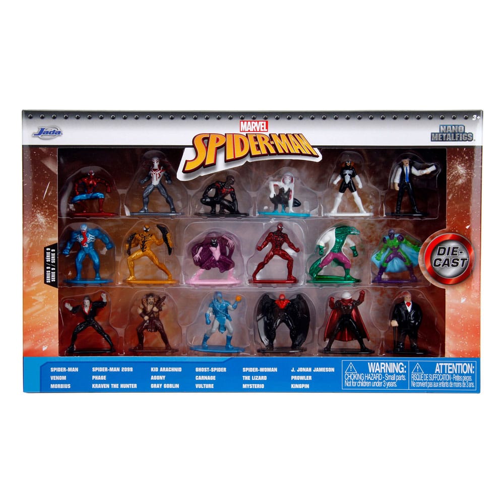 Marvel Nano Metalfigs Diecast Mini Actionfigurer 18-Pack Wave 9 4 cm