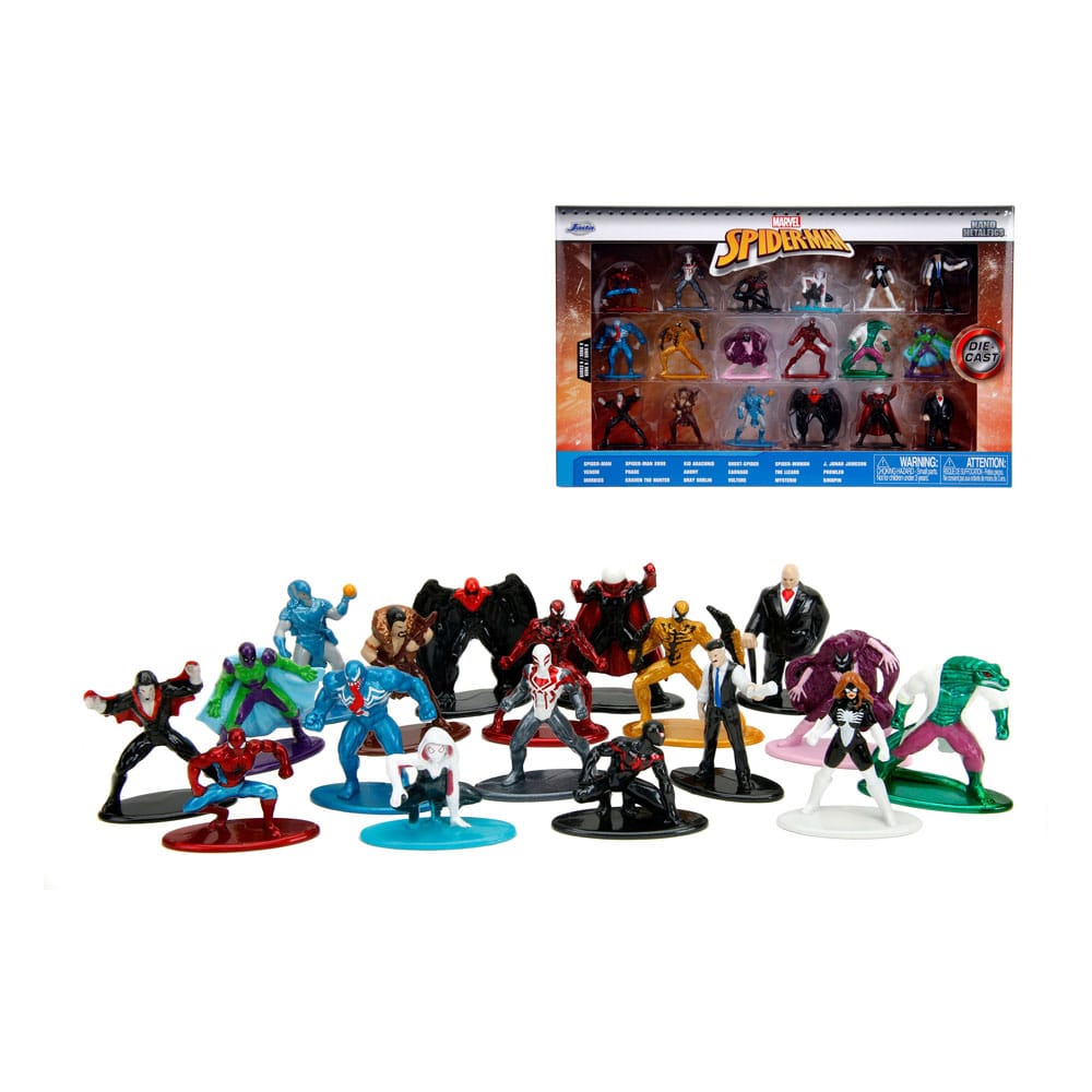 Marvel Nano Metalfigs Diecast Mini Actionfigurer 18-Pack Wave 9 4 cm