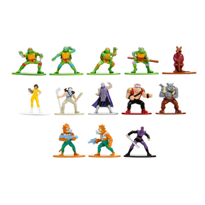 Teenage Mutant Ninja Turtles Nano Metalfigs Diecast Mini Actionfigurer 4 cm Assortment Wave 1 (24)