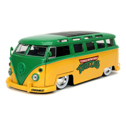 Teenage Mutant Ninja Turtles Diecast Model 1/24 1962 VW Bus Leonardo