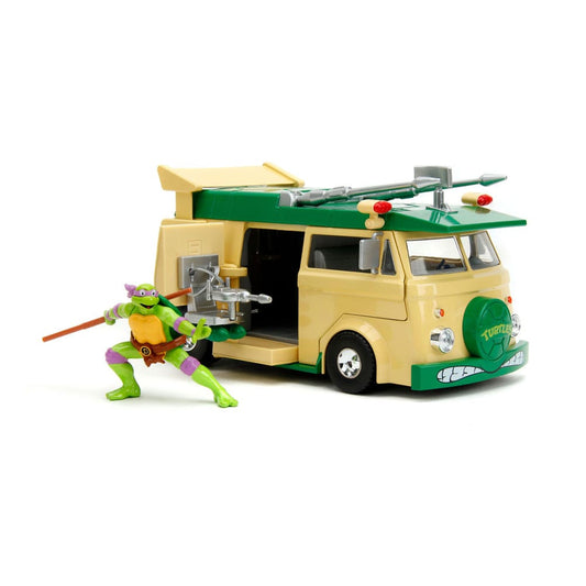 Teenage Mutant Ninja Turtles Diecast Model 1/24 Donatello & Party Wagon