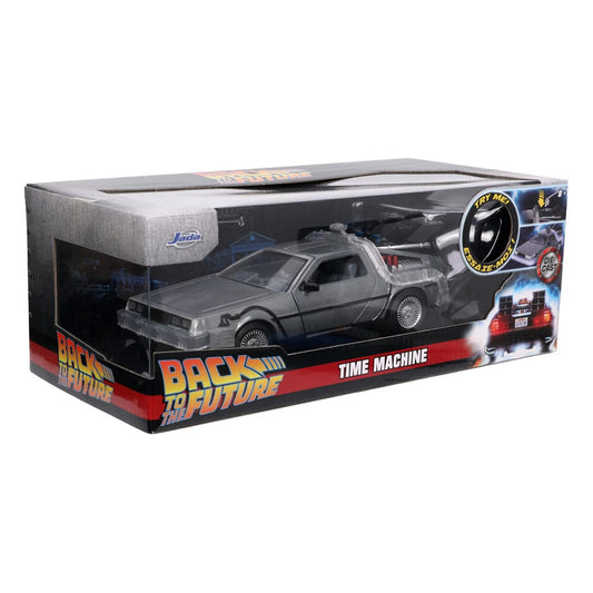 Back to the Future Hollywood Rides Diecast Model 1/24 Back to the Future 1 Time Machine