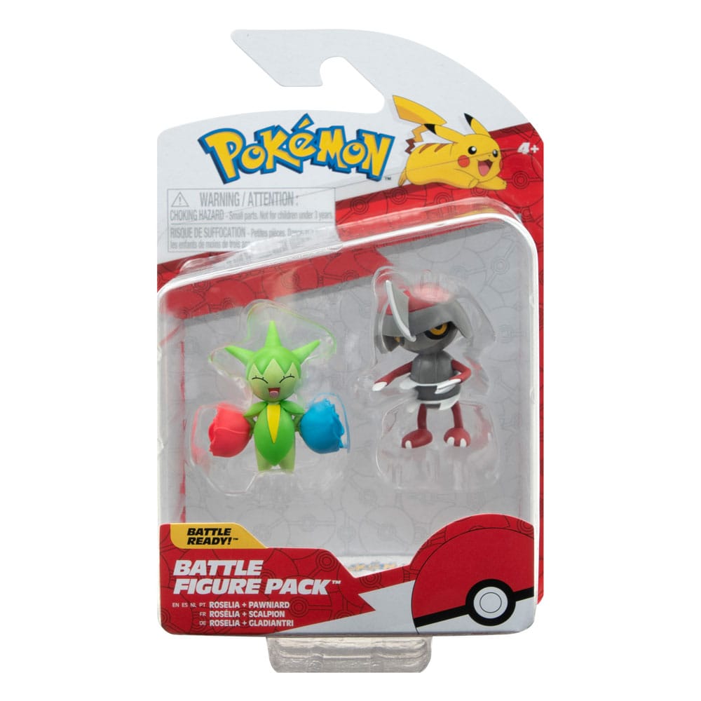 Pokemon Battle Figur Pack Mini Actionfigur 2-Pack Pawniard