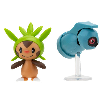 Pokemon Battle Figur First Partner Set Figur 2-Pack Chespin