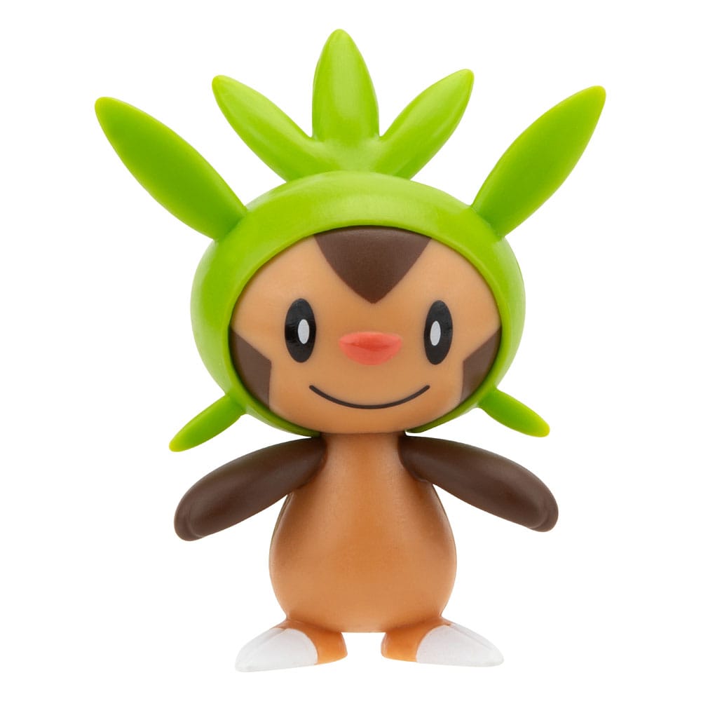 Pokemon Battle Figur First Partner Set Figur 2-Pack Chespin, Beldum 5 cm