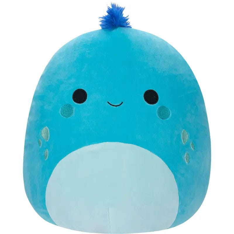 Squishmallows Gosedjur Cyan Blue Iguana with Blue Hair Djimon 40 cm