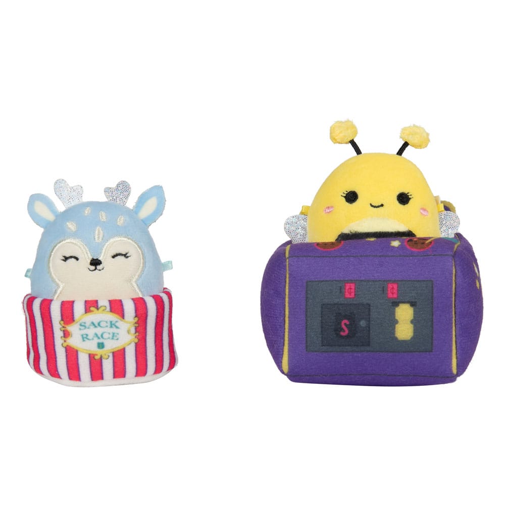 This incredible set contains two cute 5 cm Squishmallows and two plush suits. Thanks to their extremely soft filling