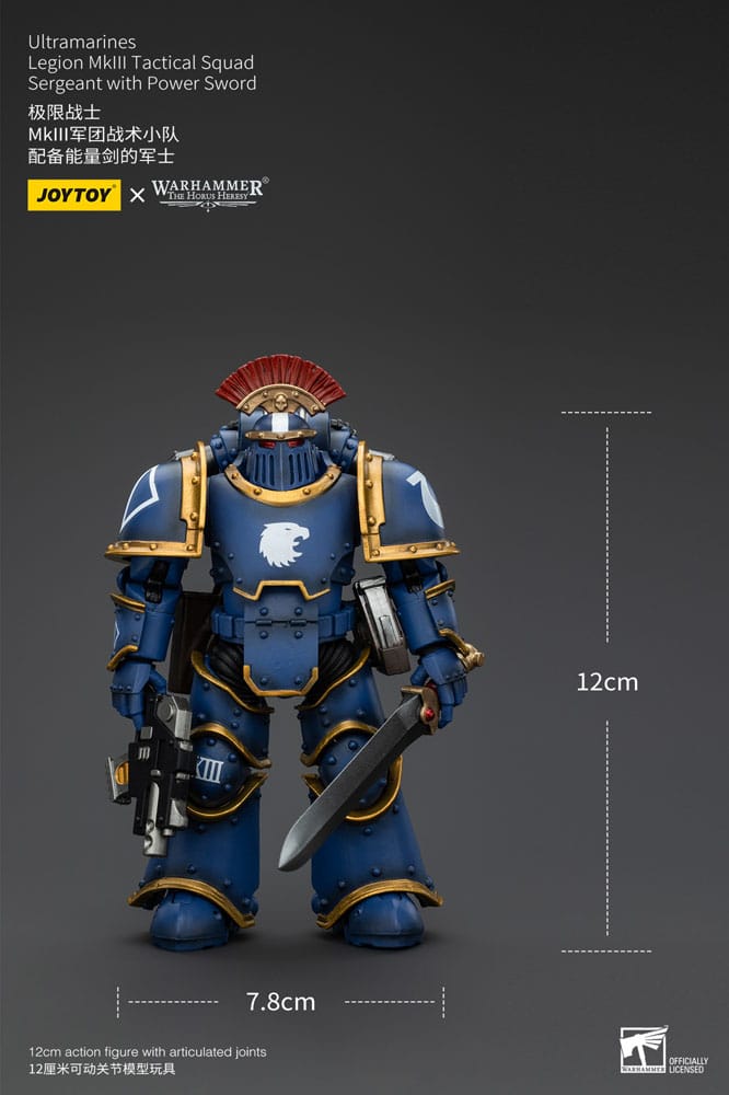 Warhammer The Horus Heresy Ultramarines MKIII Sergant Actionfigur