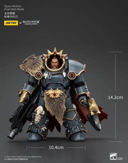 Warhammer The Horus Heresy Actionfigur 1/18 Space Wolves Hvarl Red-Blade 14 cm