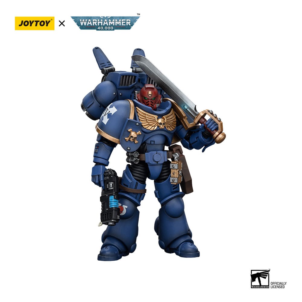 Warhammer 40k Action Figur 1/18 Ultramarines Jump Pack Intercessors Sergeant