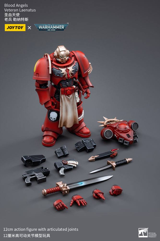 Warhammer 40k Actionfigur 1/18 Blood Angels Veteran Laenatus