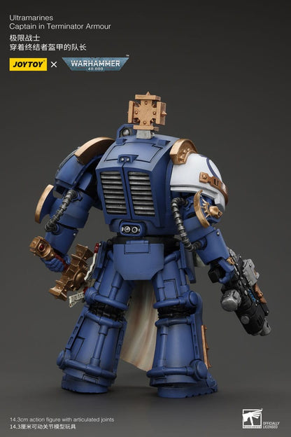 Warhammer 40k Ultramarines Captain Action Figure 14 cm