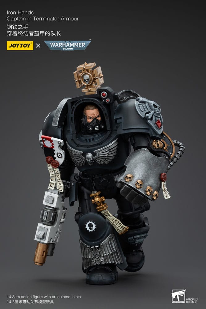 Warhammer 40k Actionfigur 1/18 Iron Hands Captain