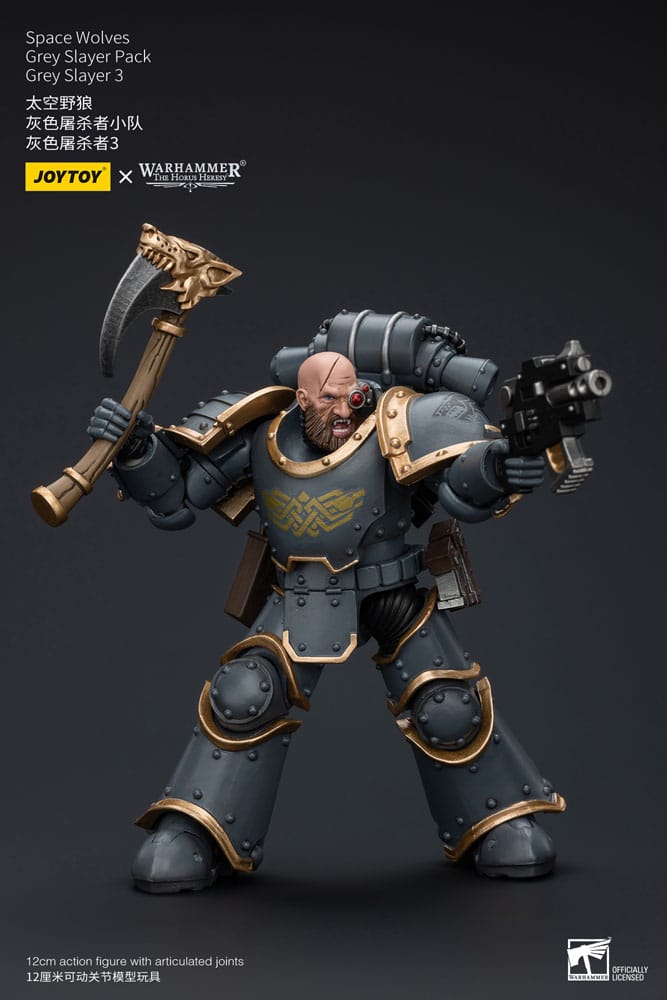 Warhammer Horus Heresy 1/18 Space Wolves Grey Slayer Actionfigur