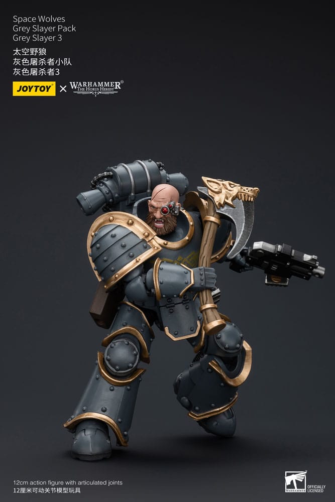 Warhammer Horus Heresy 1/18 Space Wolves Grey Slayer Actionfigur