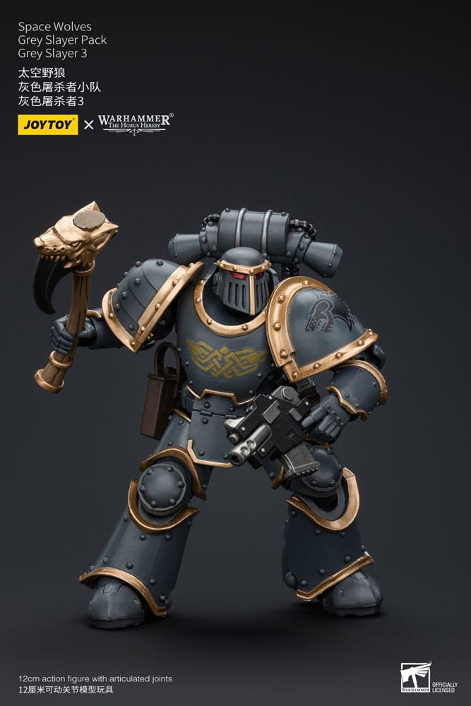 Warhammer Horus Heresy 1/18 Space Wolves Grey Slayer Actionfigur