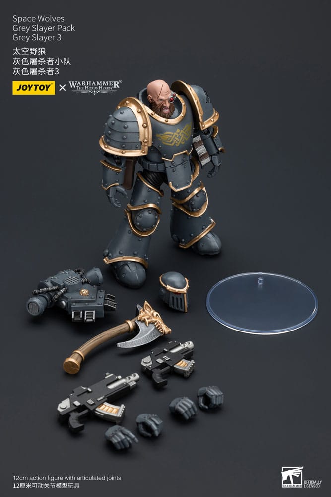 Warhammer Horus Heresy 1/18 Space Wolves Grey Slayer Actionfigur