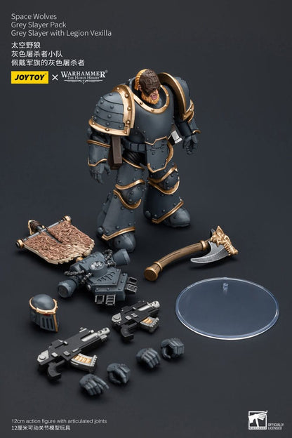 Warhammer 1/18 Space Wolves Grey Slayer Action Figure