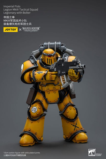 Warhammer The Horus Heresy Actionfigur 1/18 Imperial Fists Legion MkIII Tactical Squad Legionary with Bolter 12 cm