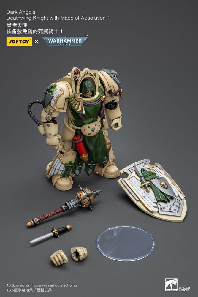 Warhammer 40k Actionfigur 1/18 Dark Angels Deathwing Knight with Mace of Absolution 1 12 cm