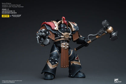 Warhammer The Horus Heresy Actionfigur 1/18 Sons of Horus Justaerin Terminator Squad Justaerin with Thunder Hammer 12 cm