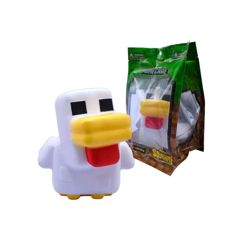 Minecraft Mega Squishme Antistressfigur Kyckling 15 cm