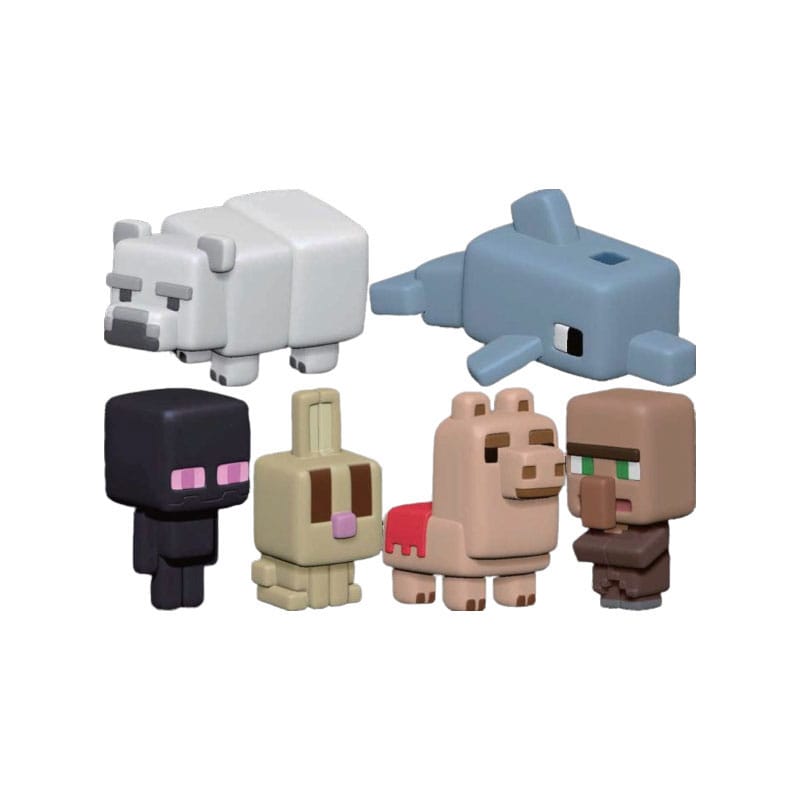 Minecraft  Squishme Anti-Stress Figur 7 cm Series 4 Display (16)