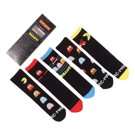 Pac-Man Socks 5-Pack S-M