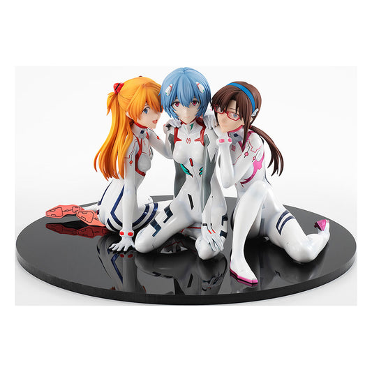 Evangelion: 3.0+1.0 Thrice Upon a Time PVC Staty 1/8 Asuka/Rei/Mari: Newtype Cover Ver.