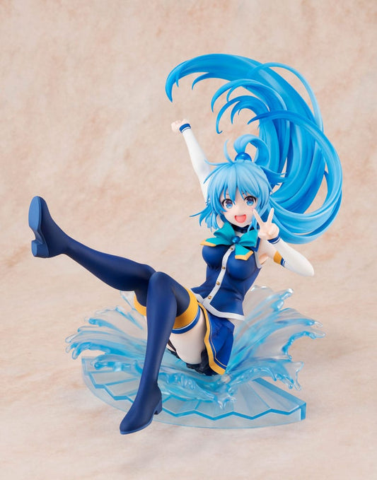 Konosuba God's blessing on this wonderful world! PVC Staty 1/7 Aqua: Sneaker Bunko 30th Anniversary Ver. (re-run) 19 cm