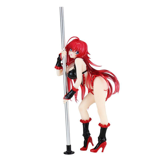 High School DxD Statue 1/7 Rias Gremory Pole Dance Ver. Black Color 20 cm