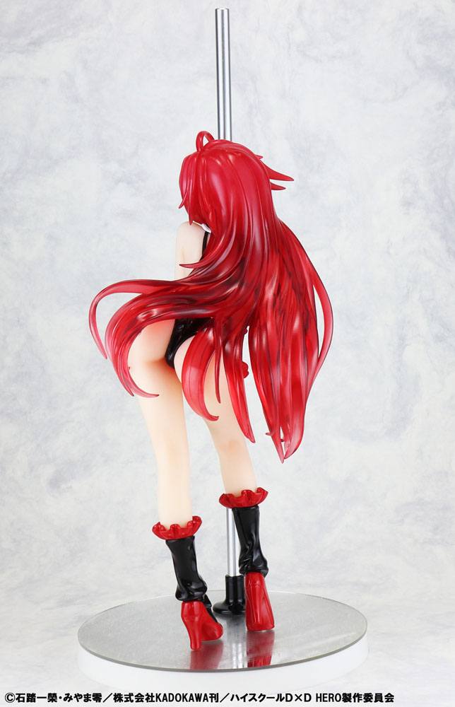 High School DxD Rias Gremory Staty 1/7 Pole Dance Svart 20 cm