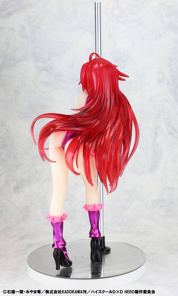 High School DxD Rias Gremory 1/7 Statue - Pole Dance Ver. 20 cm