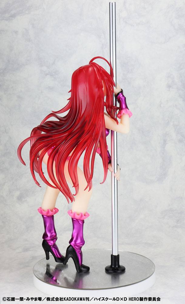 High School DxD Rias Gremory 1/7 Statue - Pole Dance Ver. 20 cm