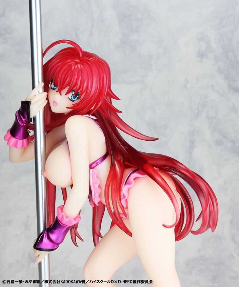 High School DxD Rias Gremory 1/7 Statue - Pole Dance Ver. 20 cm