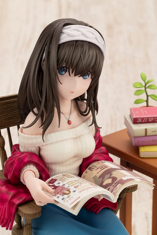 The Idolmaster Cinderella Girls PVC Staty 1/8 Fumika Sagisawa -off stage- 17 cm