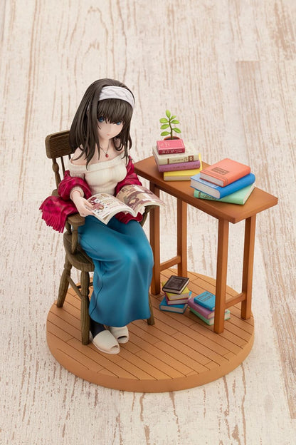 The Idolmaster Cinderella Girls PVC Staty 1/8 Fumika Sagisawa -off stage- 17 cm