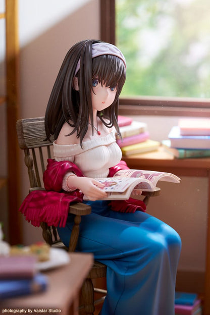 The Idolmaster Cinderella Girls PVC Staty 1/8 Fumika Sagisawa -off stage- 17 cm