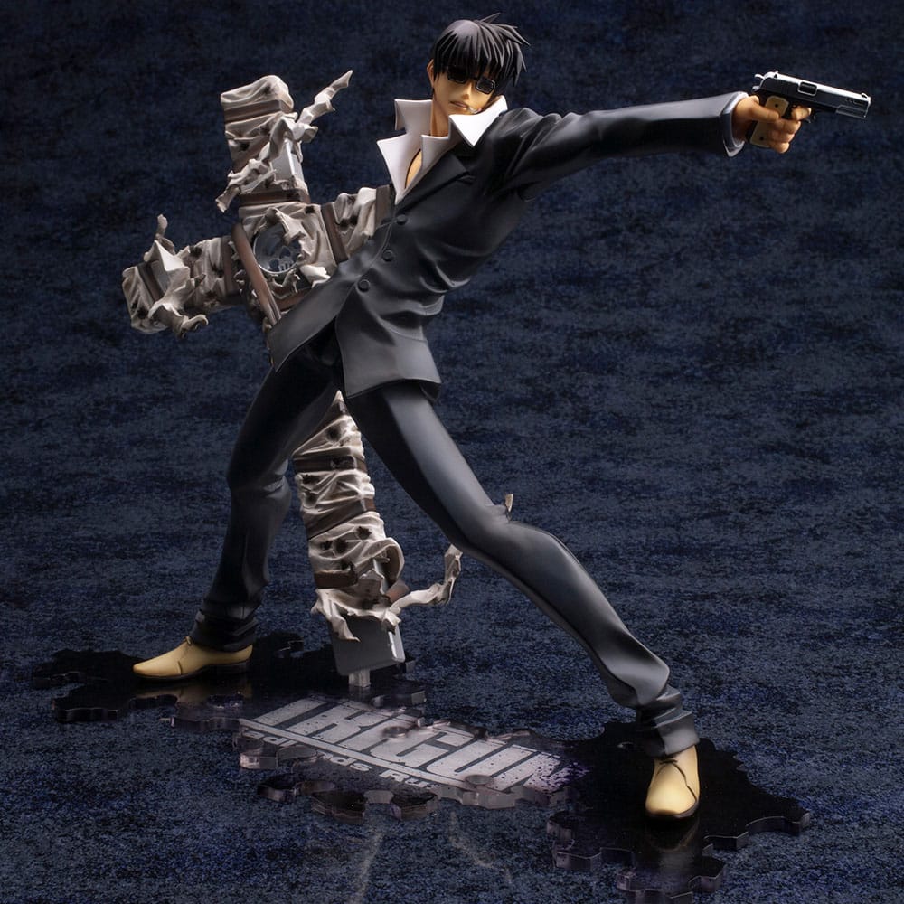 Trigun Badlands Rumble ARTFX J Staty 1/8 Nicholas D. Wolfwood Renewal Package Version 20 cm