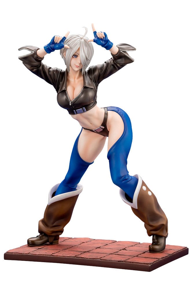 "Joining the BISHOUJO series is Ángel from the fighting game THE KING OF FIGHTERS 2001!

Anyone that knows of her past as an enhanced fighter from the secret syndicate NESTS will surely become more infatuated with her. Now