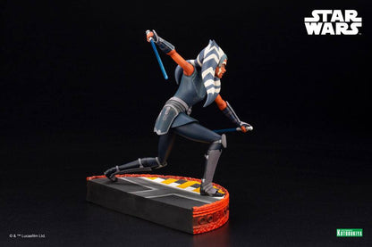 Star Wars The Clone Wars ARTFX PVC Staty 1/7 Ahsoka Tano Escape from the Clones 24 cm