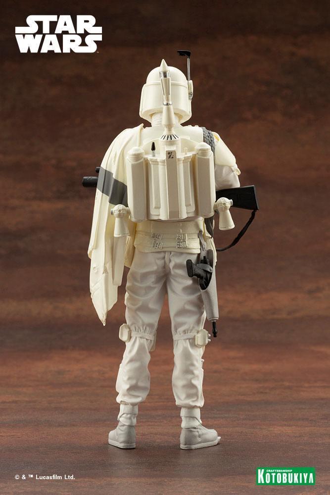 Star Wars ARTFX+ PVC Staty 1/10 Boba Fett White Armor Ver. 18 cm