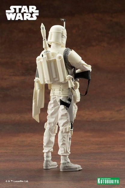 Star Wars ARTFX+ PVC Staty 1/10 Boba Fett White Armor Ver. 18 cm