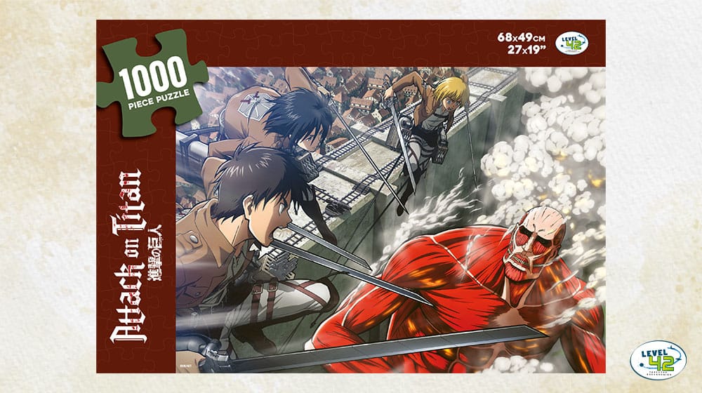 Attack on Titan Pussel Fight (1000 bitar)